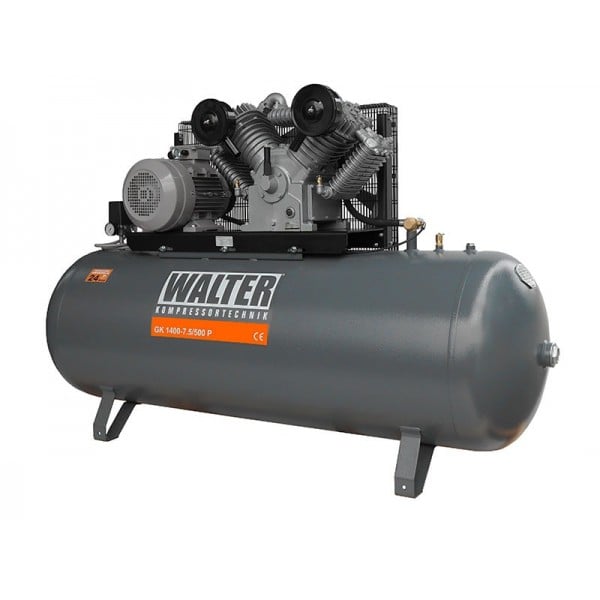 Stūmoklinis kompresorius 1400 l/min 7,5kW 500L Walter (GK 1400-7,5/500 P)