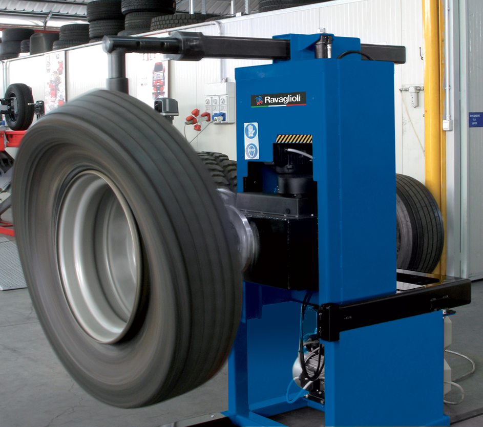mobile tyre changer