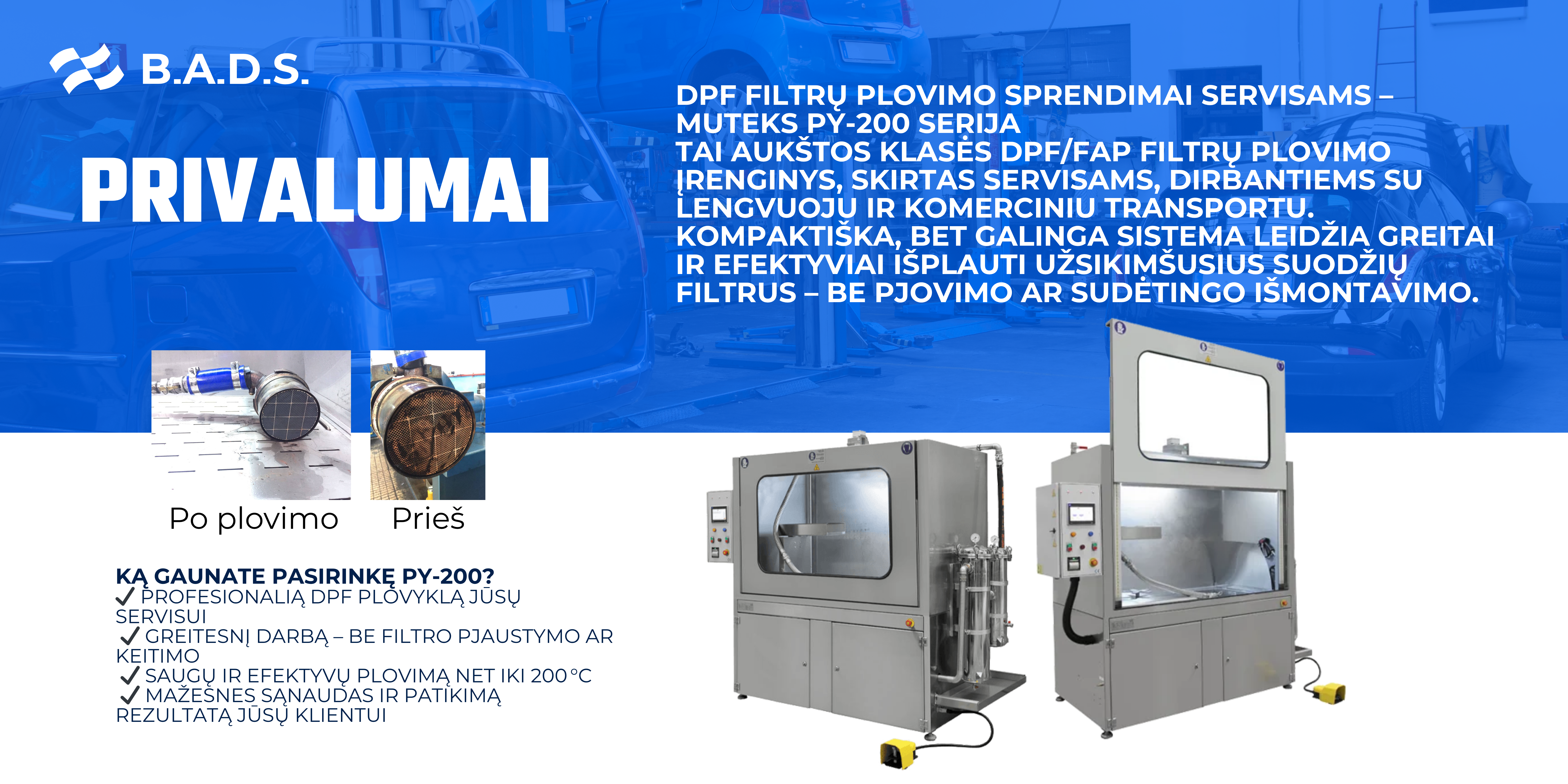 DPF plovykla