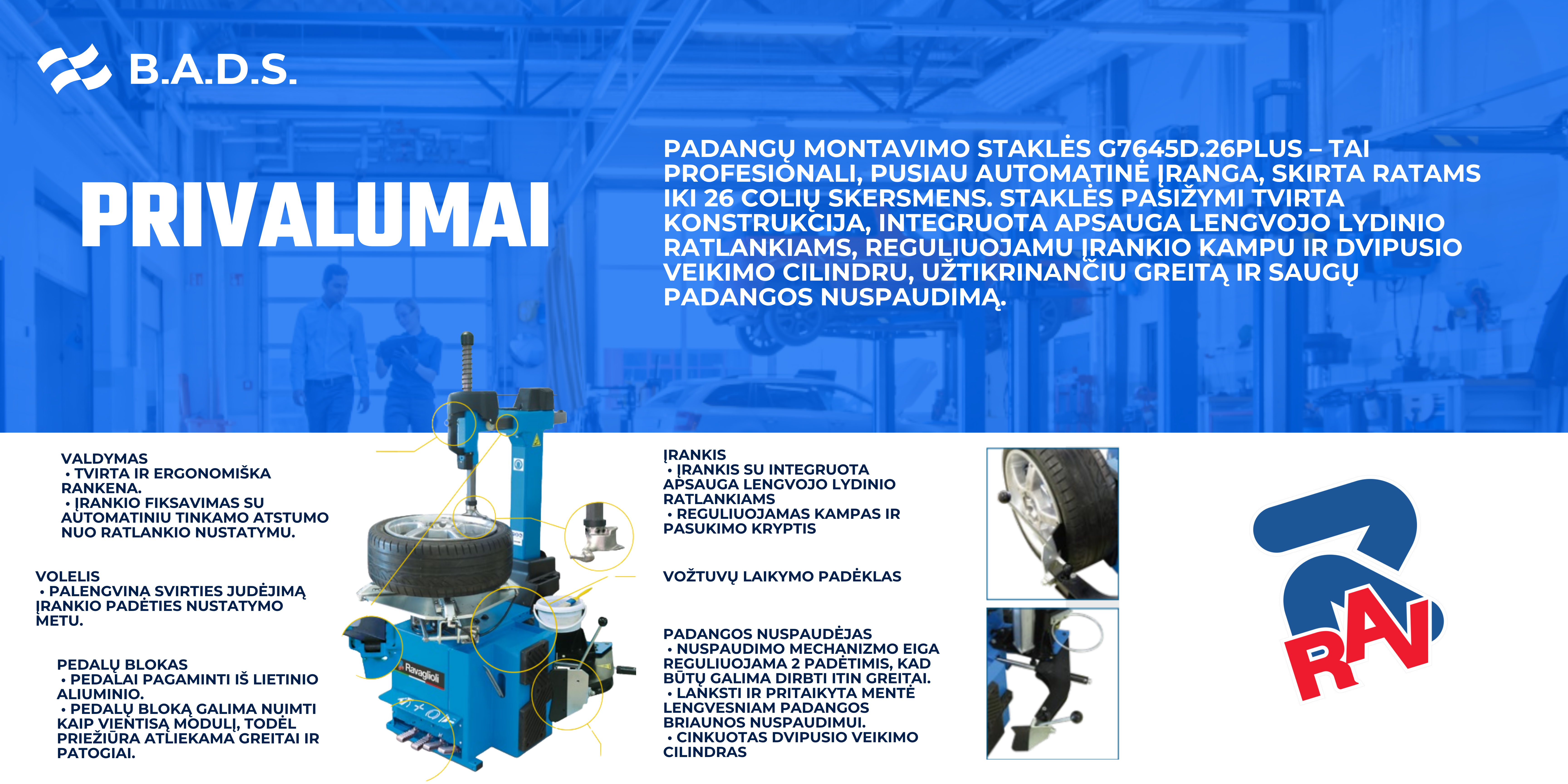 montavimo staklės