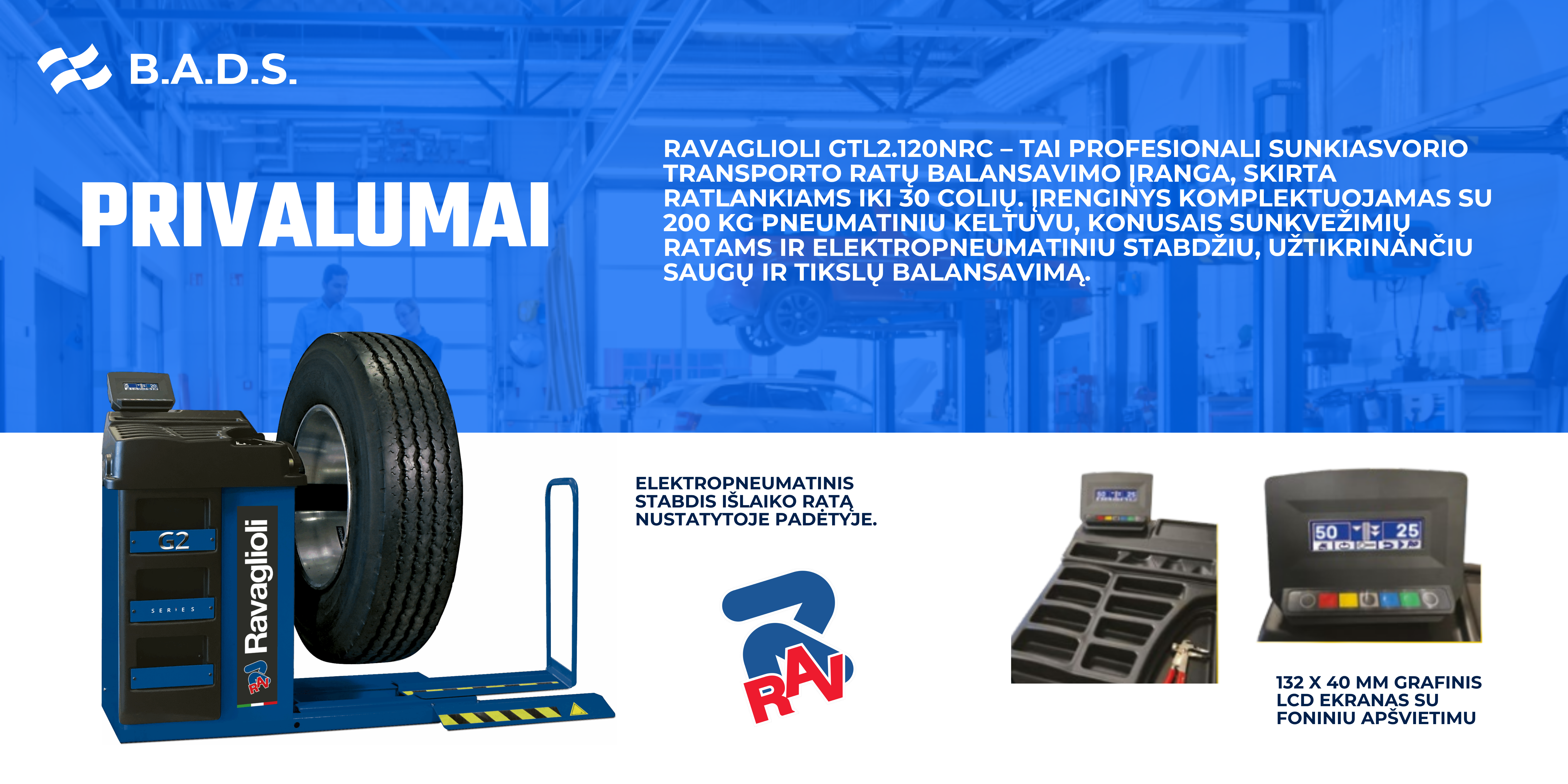 balansavimas sunkvežimiams
