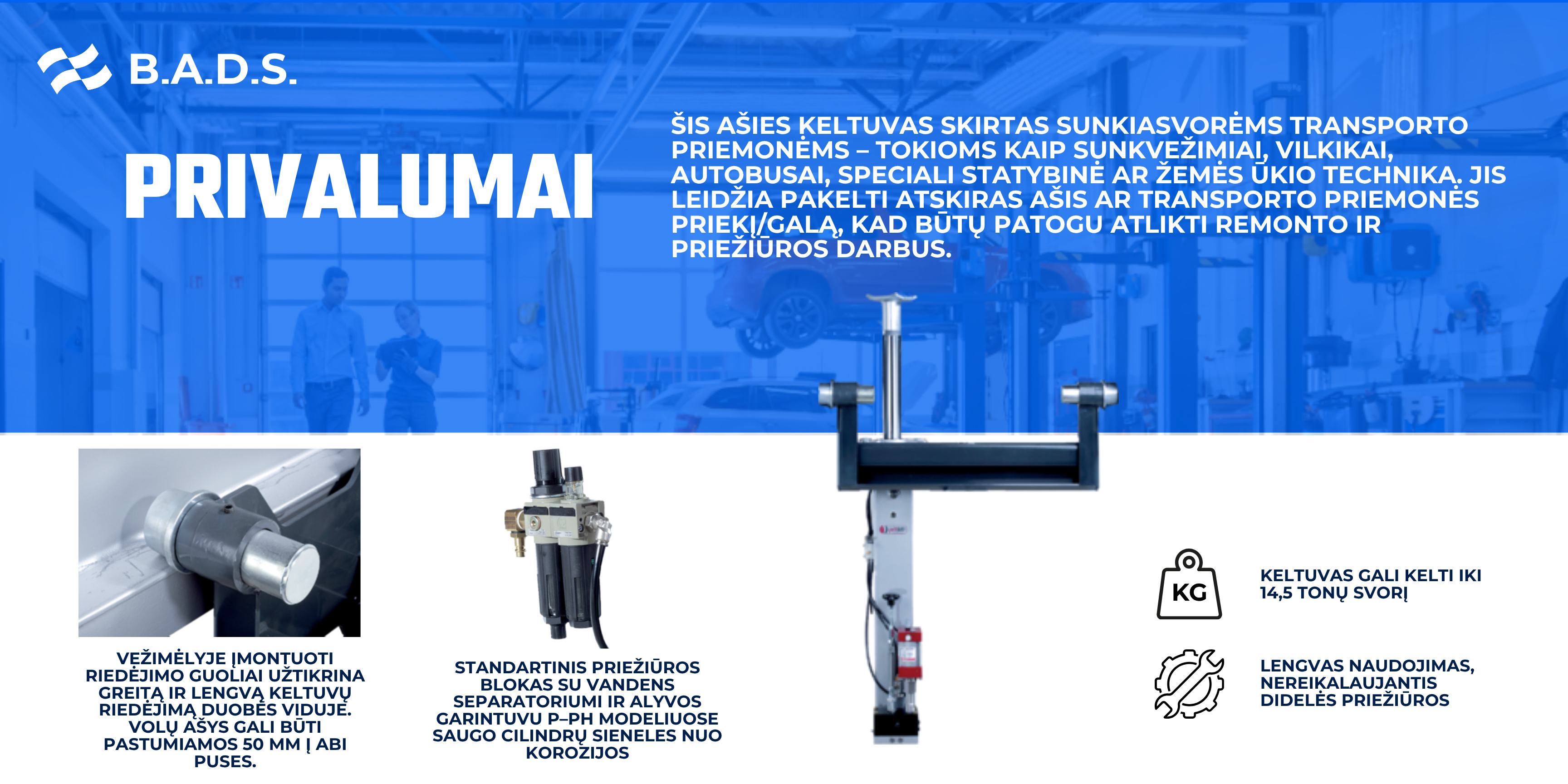 Pitlift duobės keltuvas