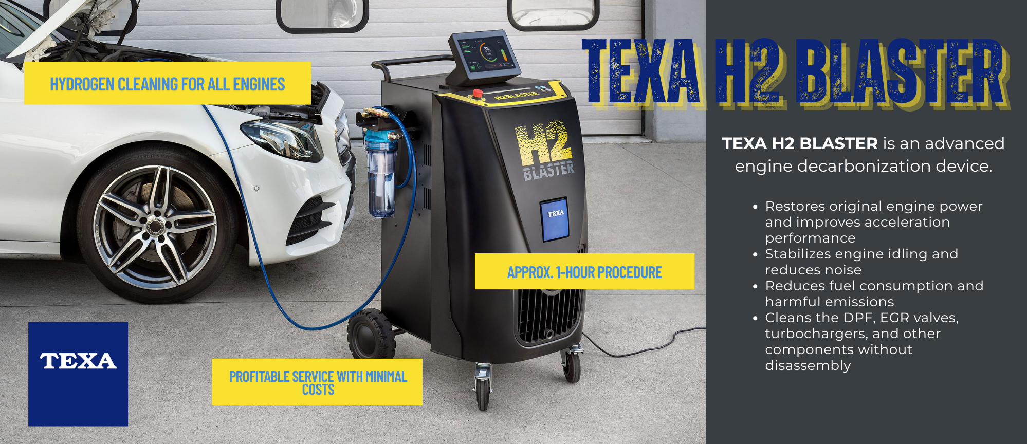 Hydrogen technology for cleaner engines and lower emissions.