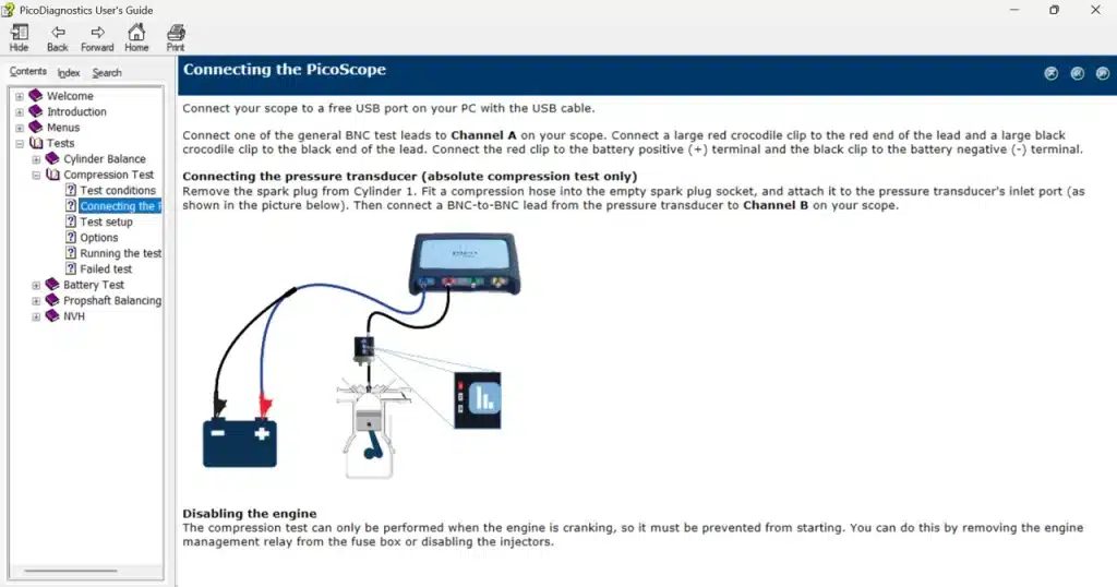 PicoDiagnostics su WPS500X
