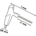 Screwdriver ∙ T-handle V2504, VIGOR (2)