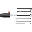 Set of drawbars, flange nuts and adapter (2)