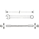 Ratcheting combination wrench ∙ long V36 (2)