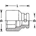 Impact wrench socket ∙ short V4478, VIGO (2)