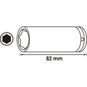 Impact wrench socket ∙ long V5550L-15, V (2)