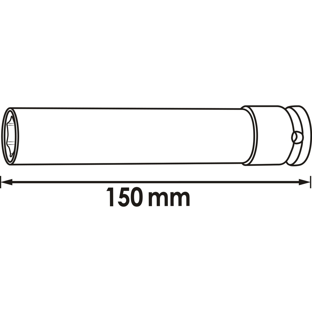 Impact socket ∙ long V5932, VIGOR (2)