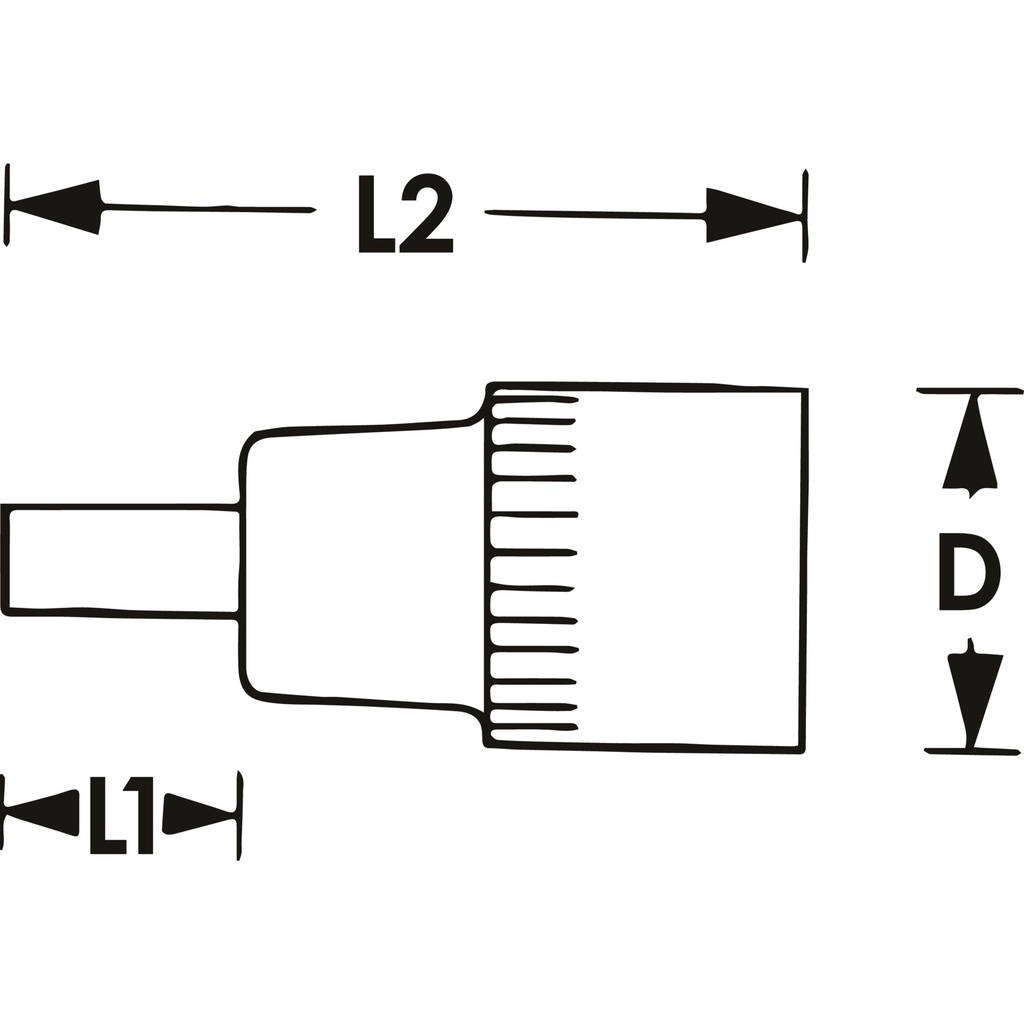 Screwdriver bit V6121, VIGOR (2)