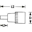 Screwdriver bit V6121, VIGOR (2)