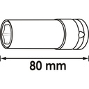 Impact wrench socket V6313-20.5, VIGOR (2)