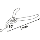 Circlip pliers V6510B-40, VIGOR (2)