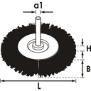 Wheel brush V6803-75, VIGOR (2)