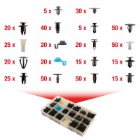 475-pcs. trim clip assortment for Mazda (420.0400, KS TOOLS)