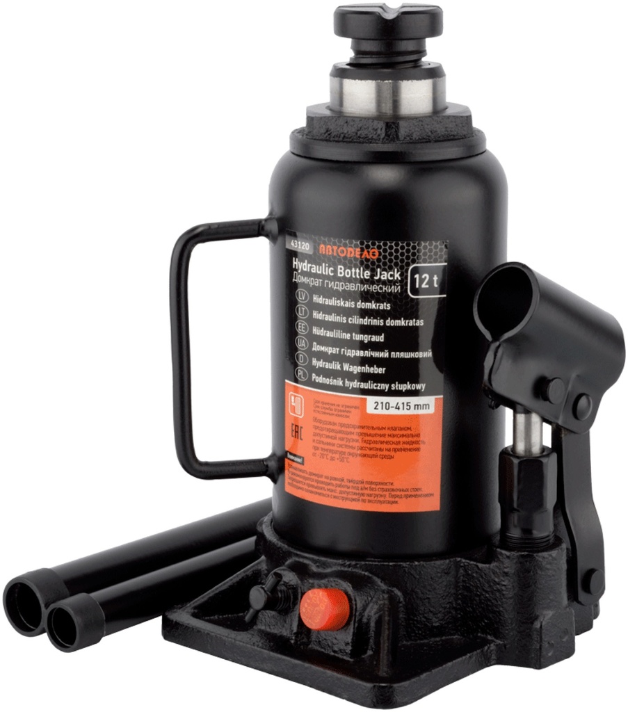 Hidraulinis domkratas 12t. (200-380 mm) (43120)