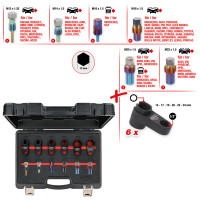MASTER lambda sensor repair tool set, 12 pcs (150.2550, KS TOOLS)
