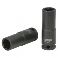 Šešiabriaunė smūginė galvutė, ilga, 43 mm, 3/4 col. (515.1443, KS TOOLS)