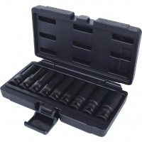 Torx E trieciena muciņu komplekts 1/2", 9 gab., E10-E24 (515.1050, KS TOOLS)