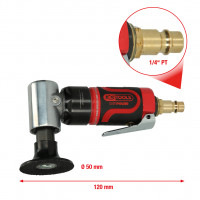 SlimPOWER mini air sander for large pads, 19,000 rpm (515.5580, KS TOOLS)