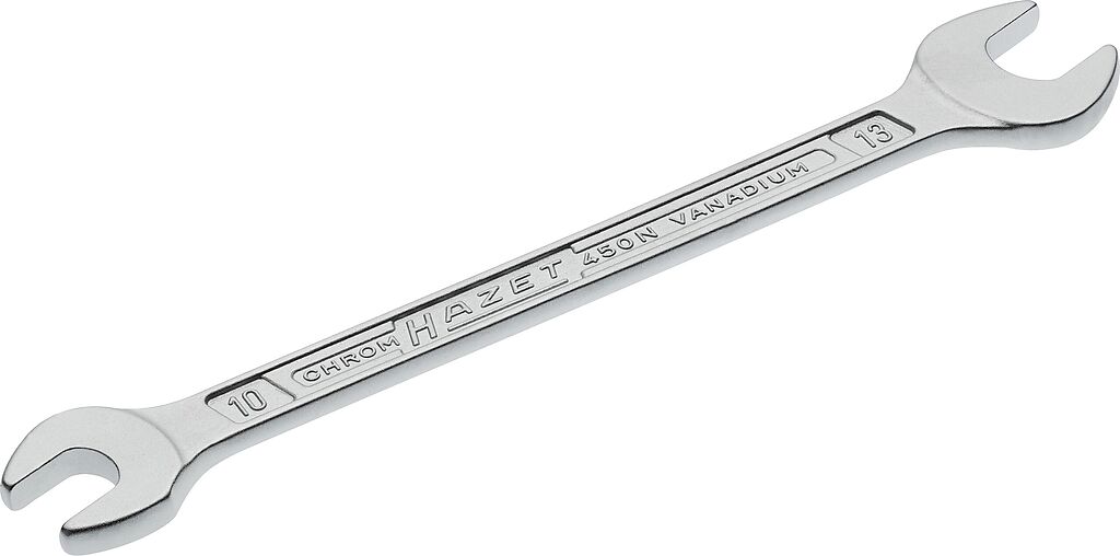Divpusējā uzgriežņatslēga, ārējais sešstūra profils, 10 × 13 mm (450N-10X13, HAZET)
