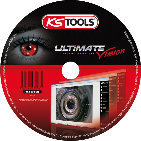 ULTIMATEvision software for video endoscopes (550.5015, KS TOOLS)