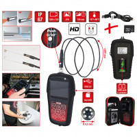 HD videoskopa komplekts ar Ø 4,5 mm 0° un 90° pārslēdzamu zondi, 7 gab. (550.7530, KS TOOLS)