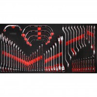 Spanner set in foam insert, 54 pcs (813.0054, KS TOOLS)