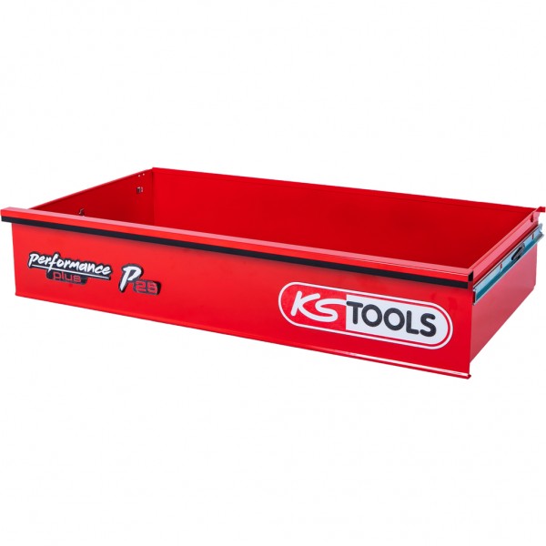 Drawer with logo and ball-bearing slides for P25 tool trolley, 755x398x145 mm (873.3008-R003P, KS TOOLS)