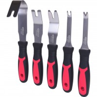 Klipsų atkabinimo ir pjovimo įrankių rinkinys, 230 mm, 5 vnt. (911.8190, KS TOOLS)