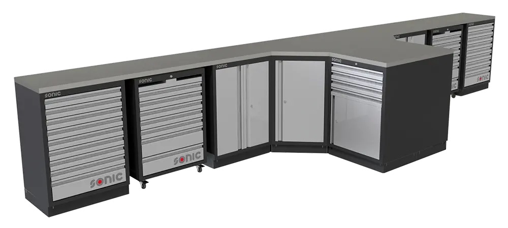 Tool cabinet set 6140mm Sonic Equipment (4731537, SONIC)