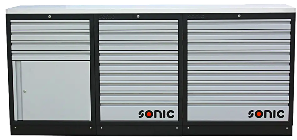 Darbastalis su metaliniu stalviršiu (4731806, SONIC)