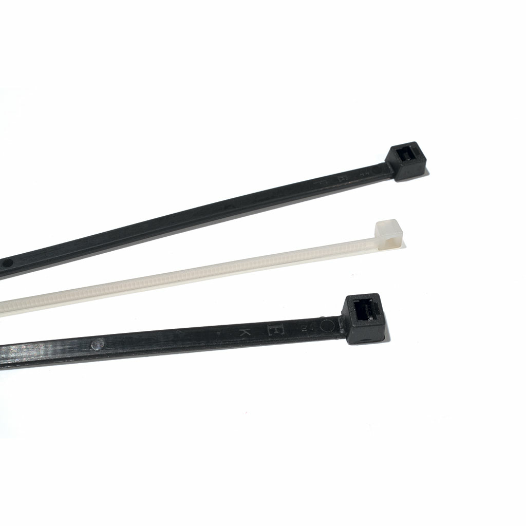 Black plastic cable tie 3.5x280 (B1949000, RAVAGLIOLI)