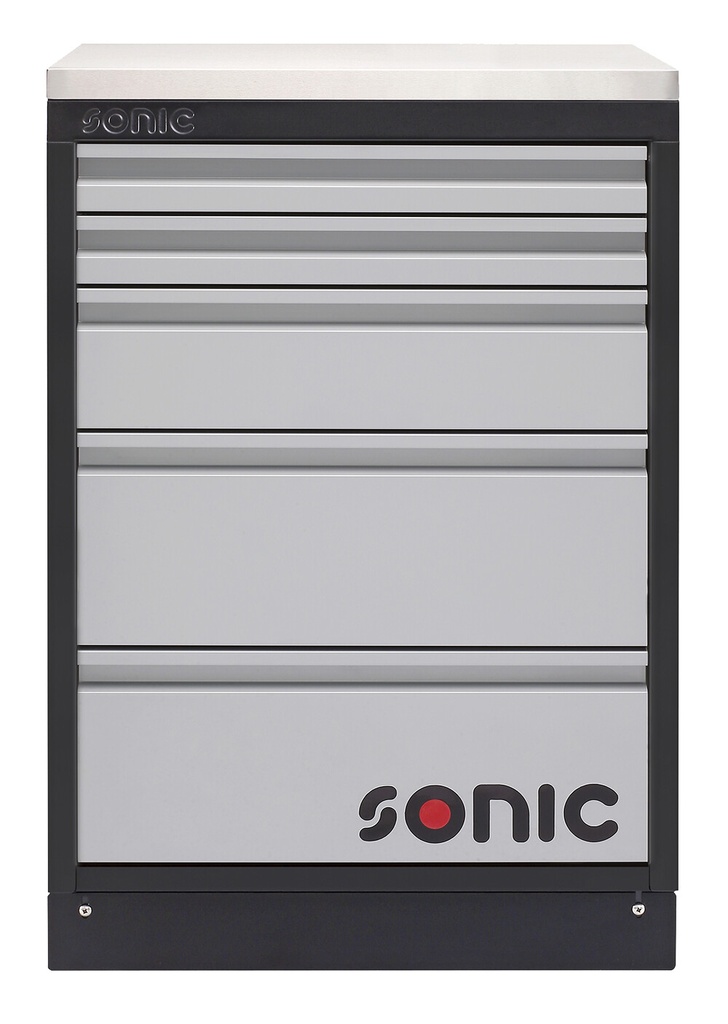 Tool cabinet with 5 drawers 674x962x500 mm (47640, SONIC)