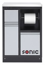 Spintelė su popieriaus laikikliu ir šiukšliadėže (47649, SONIC)