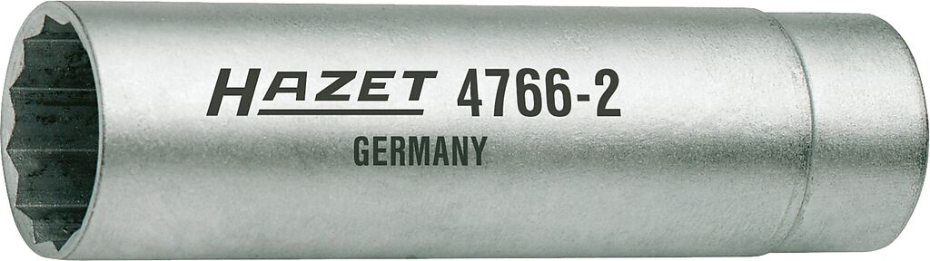 Spark plug socket 3/8 12-point 14mm (4766-2, HAZET)