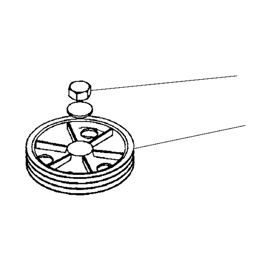 3-groove pulley d. 300 for KPN (047018460, RAVAGLIOLI)