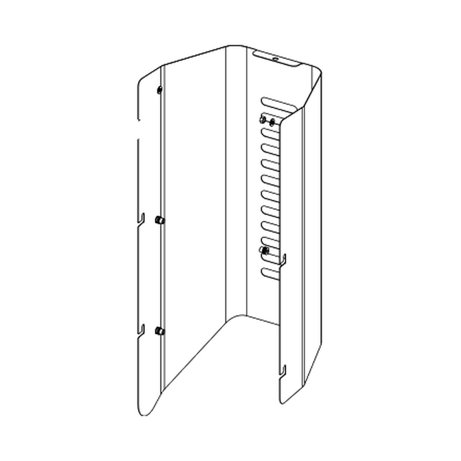 Left column rear cover, painted (0473187900, RAVAGLIOLI)