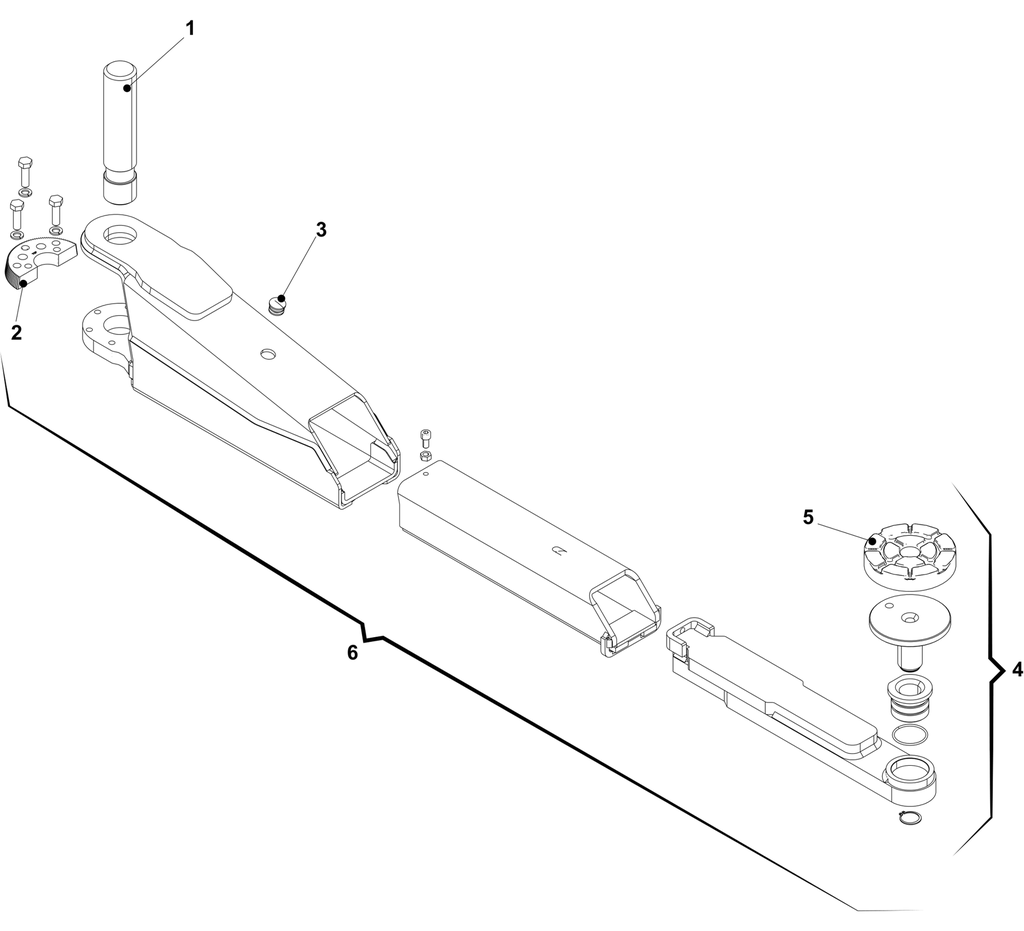 Lift short arm, KPX42 (047390380, RAVAGLIOLI)