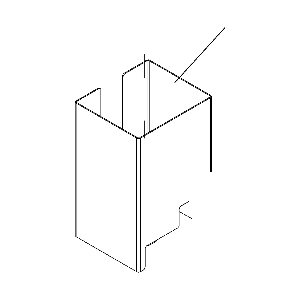 Control unit cover bracket (048421090, RAVAGLIOLI)
