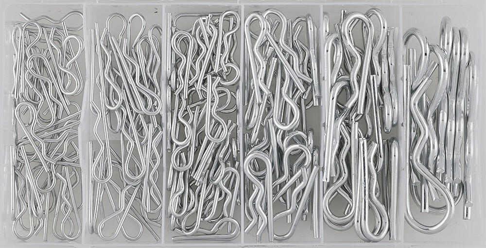 Spring cotter pin assortment, 150 pcs (4822303, SONIC)