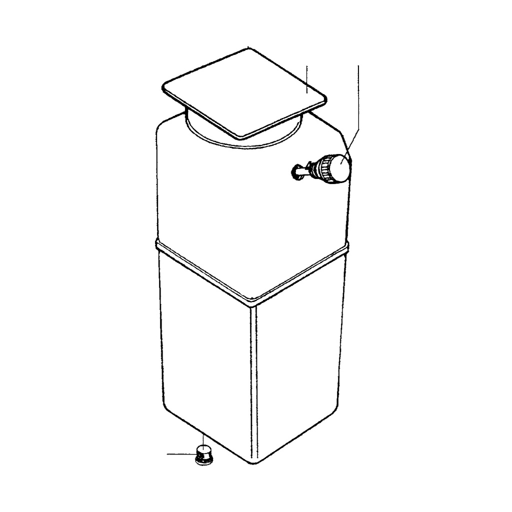 Tank kit plastic UP100, 6-14 l (070171080, RAVAGLIOLI)