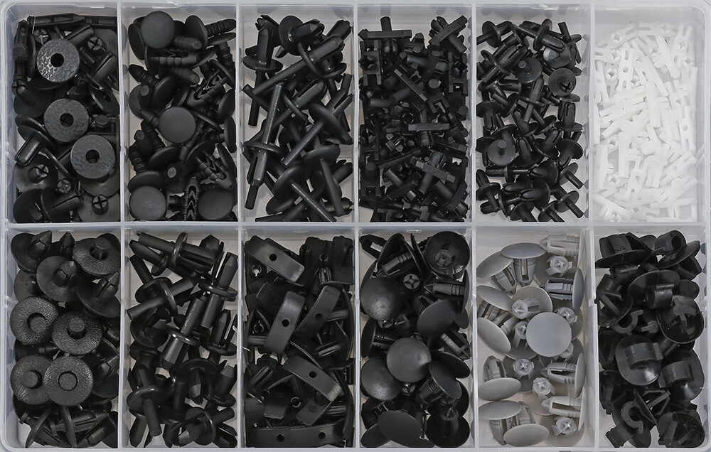 Trim fastener clip set Volvo cars 350 pcs (4822353, SONIC)