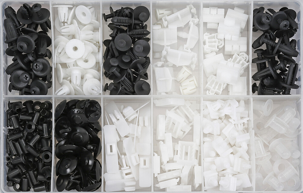 Apdares detaļu stiprinājuma klipšu komplekts Mercedes Benz automašīnām 270 gab. (4822355, SONIC)