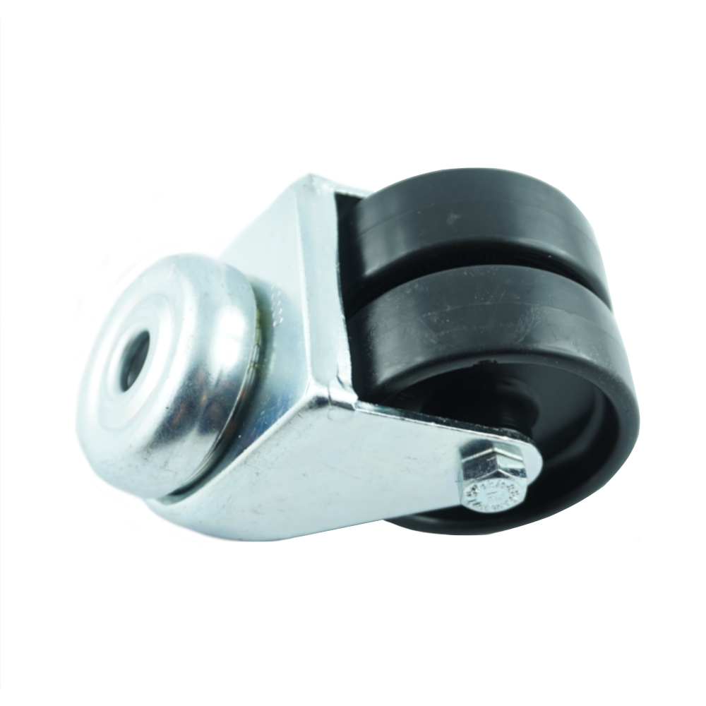 Swing roller 2x D 50 with rear hole (105774, RAVAGLIOLI)
