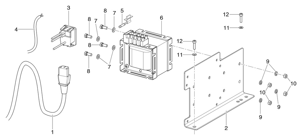 Elektrosistēmas barošanas bloks G2.124H (129690341, RAVAGLIOLI)