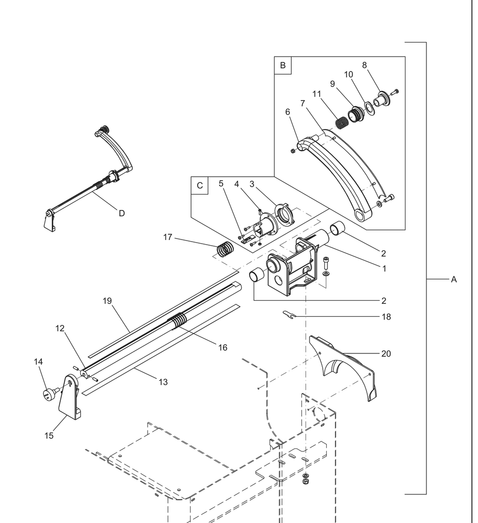 Automatinis atstumo matuoklio mazgas G2.11x (129695270, RAVAGLIOLI)