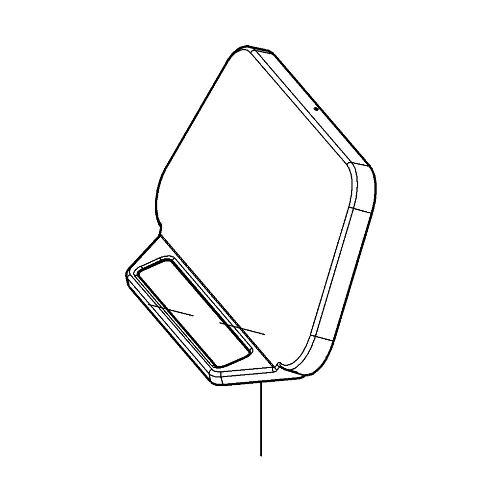 Upper casing for Touch 7 (129714890, RAVAGLIOLI)