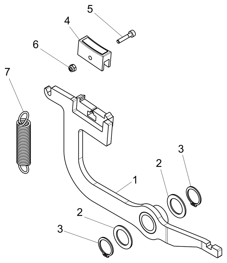 Brake lever acquisition wire assembly 3P (129794370, RAVAGLIOLI)